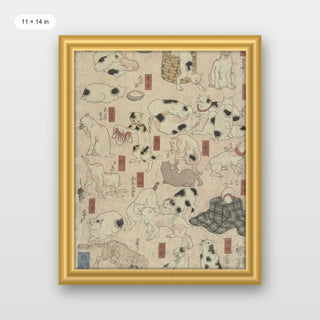 Kuniyoshi - Cats of the Fifty-three Stations
