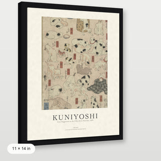 Kuniyoshi - Cats of the Fifty-three Stations