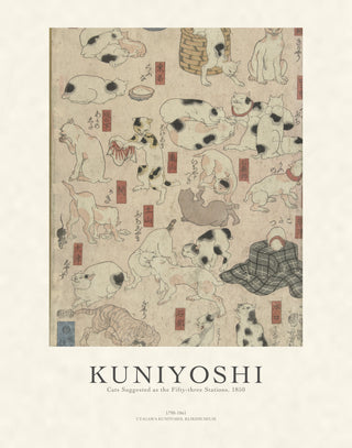 Kuniyoshi - Cats of the Fifty-three Stations