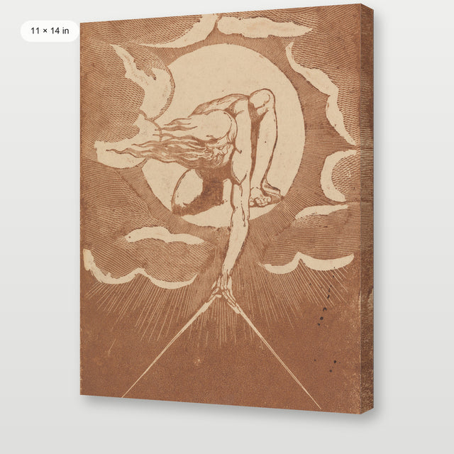 Blake - The Ancient of Days, Gallery Wrap