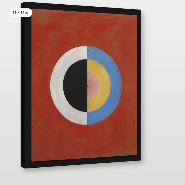 af Klint - The Swan No. 17, Black Floater Frame