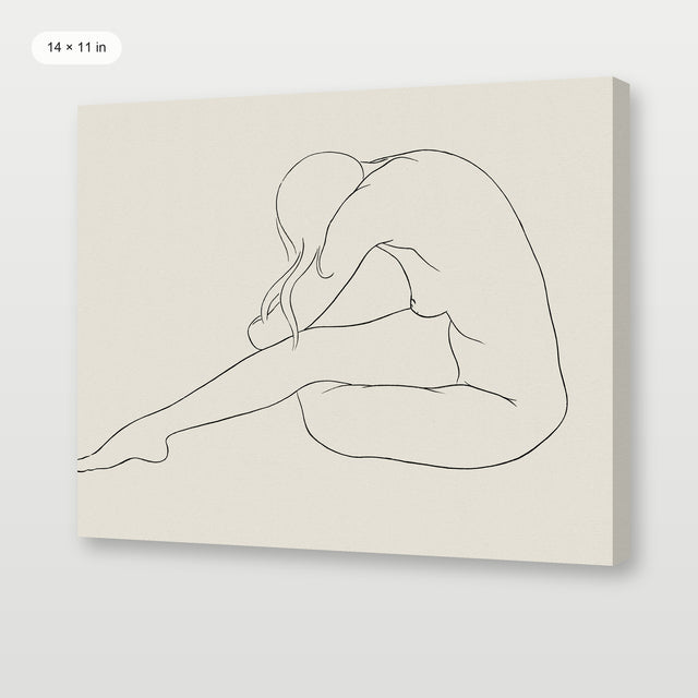 Ananda K. Coomaraswamy - Naked Woman, Gallery Wrap