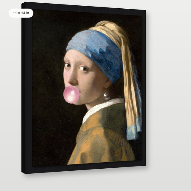 Anna Bubbles, Black Floater Frame