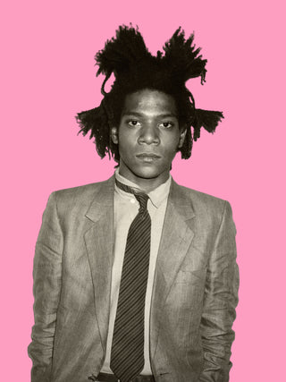 Basquiat - Portrait Pink