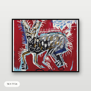 Basquiat - Red Rabbit