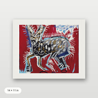Basquiat - Red Rabbit