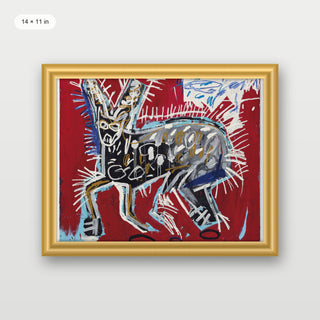 Basquiat - Red Rabbit