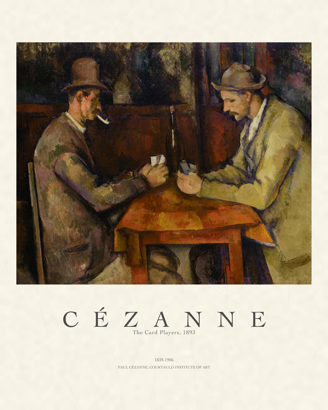 Cezanne - The Card Players, Gallery Style