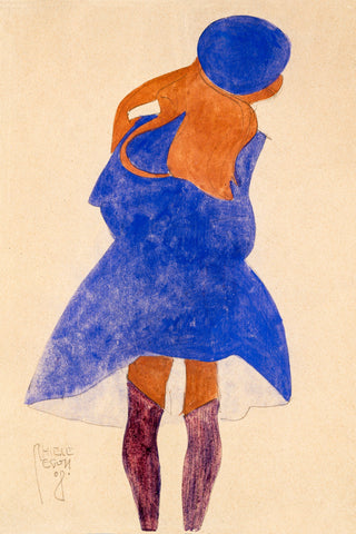 Egon Schiele - Standing Girl