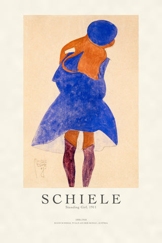 Egon Schiele - Standing Girl