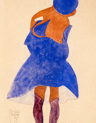 Egon Schiele - Standing Girl