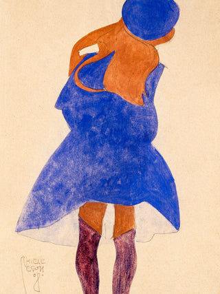 Egon Schiele - Standing Girl