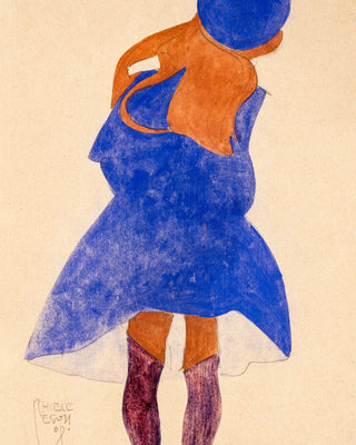 Egon Schiele - Standing Girl