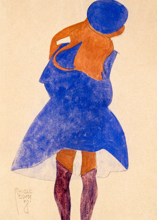 Egon Schiele - Standing Girl