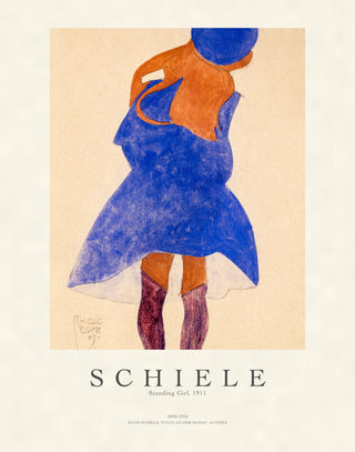 Egon Schiele - Standing Girl