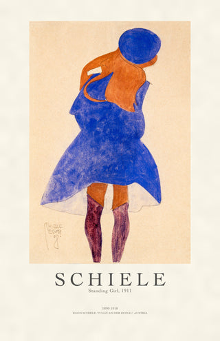 Egon Schiele - Standing Girl