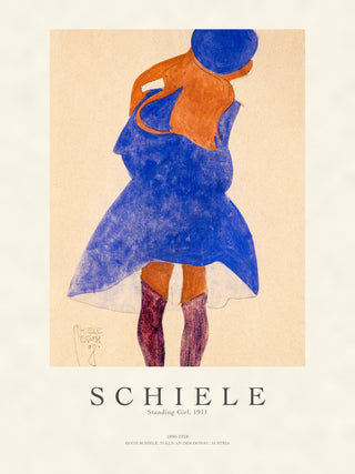 Egon Schiele - Standing Girl