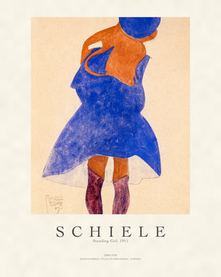 Egon Schiele - Standing Girl