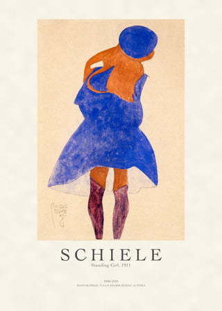 Egon Schiele - Standing Girl