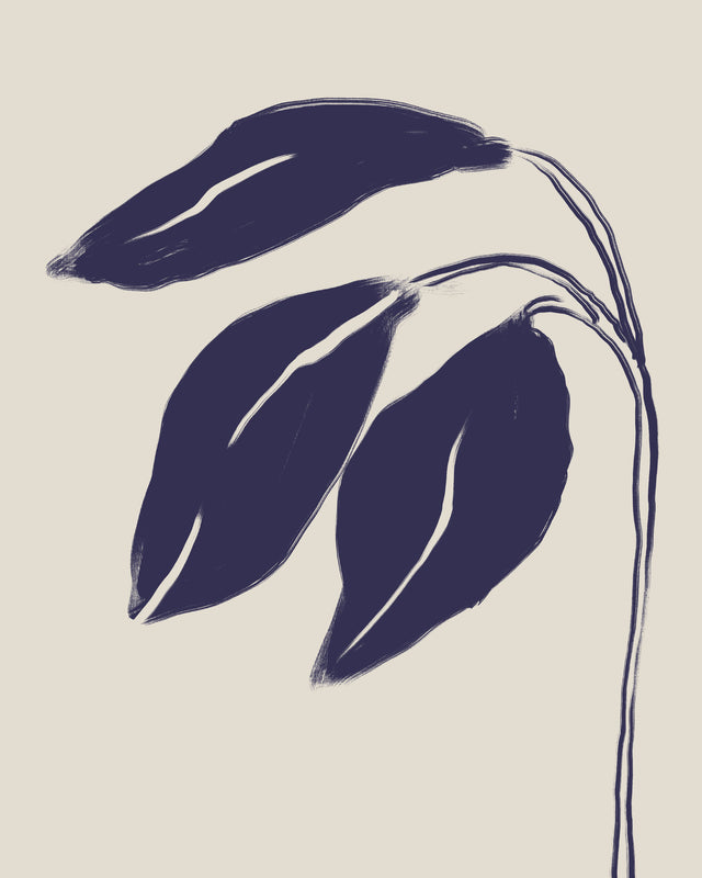 Folding Blue Irises, Full Bleed