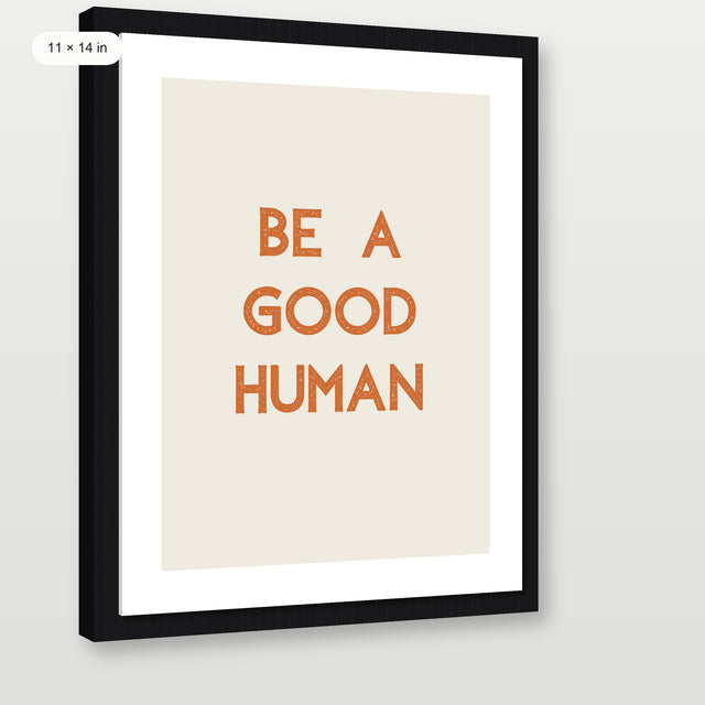 Good Human P1, Black Floater Frame