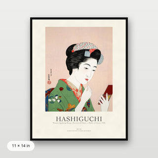 Hashiguchi - Woman Applying Rouge