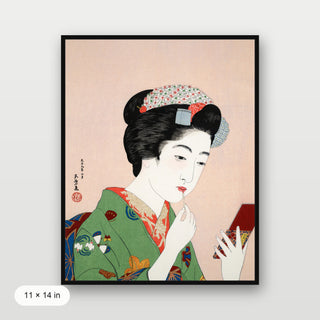 Hashiguchi - Woman Applying Rouge