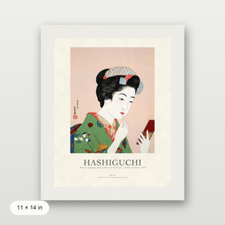 Hashiguchi - Woman Applying Rouge