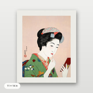 Hashiguchi - Woman Applying Rouge