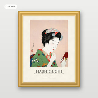 Hashiguchi - Woman Applying Rouge