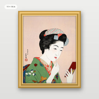 Hashiguchi - Woman Applying Rouge