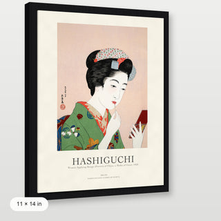 Hashiguchi - Woman Applying Rouge