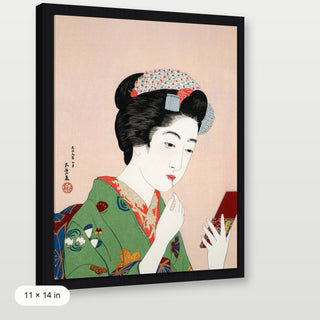 Hashiguchi - Woman Applying Rouge