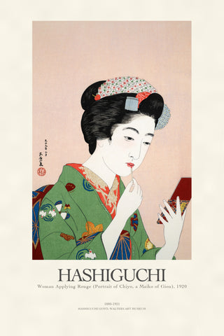 Hashiguchi - Woman Applying Rouge