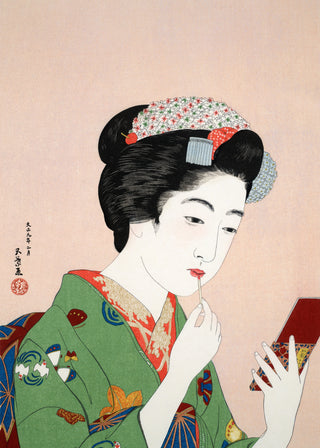 Hashiguchi - Woman Applying Rouge