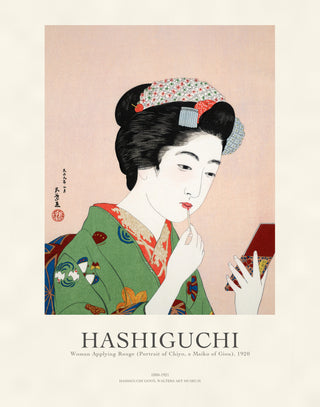 Hashiguchi - Woman Applying Rouge
