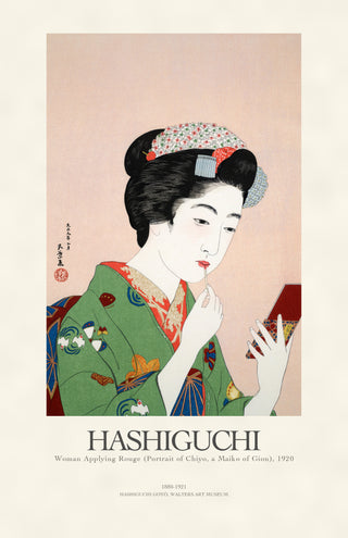 Hashiguchi - Woman Applying Rouge