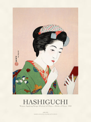 Hashiguchi - Woman Applying Rouge