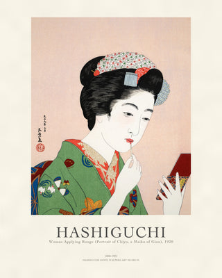 Hashiguchi - Woman Applying Rouge