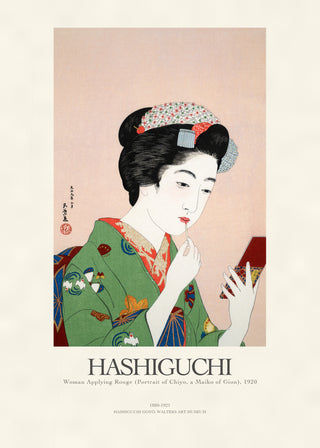 Hashiguchi - Woman Applying Rouge