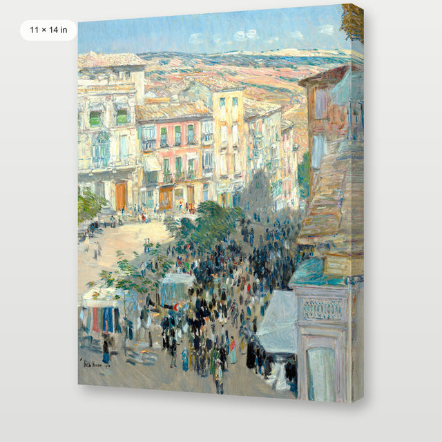 Hassam - Southern French City, Gallery Wrap