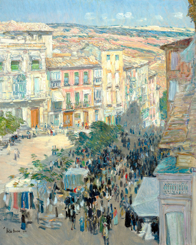 Hassam - Southern French City, Full Bleed