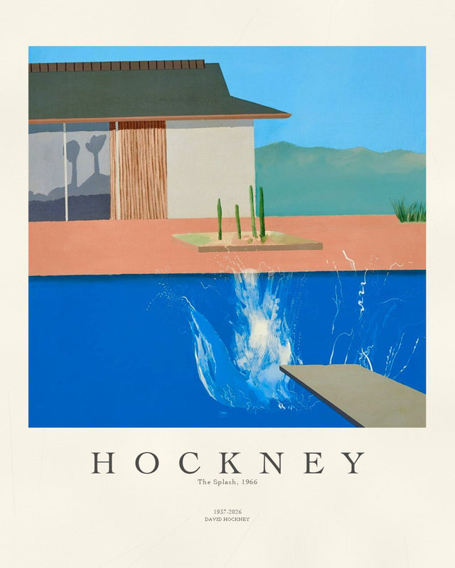 Hockney - The Splash, Gallery Style