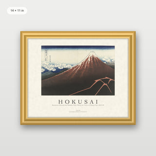 Hokusai - Rainstorm Beneath The Summit