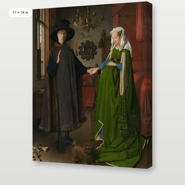 Jan Van Eyck - the Arnolfini Portrait, Gallery Wrap