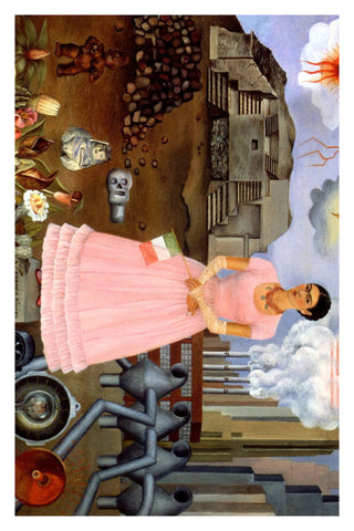 Kahlo - Self Portrait On The Mexican Border