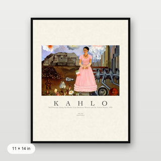Kahlo - Self Portrait On The Mexican Border
