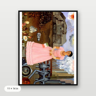 Kahlo - Self Portrait On The Mexican Border