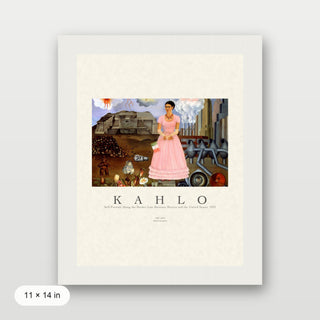 Kahlo - Self Portrait On The Mexican Border