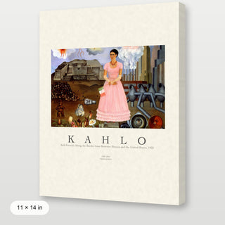 Kahlo - Self Portrait On The Mexican Border